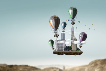 City development project. Mixed media