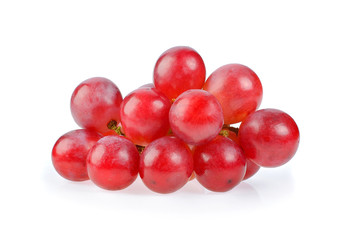 Grape on white background