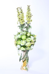 Bouquet of Artificial Flower Colorful, white background