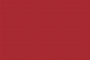 Christmas red knitted pattern. - 178292414