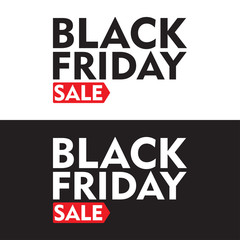 Black Friday Sale set. Flat Vector Design. Banners, Stickers, Badge, Poster, Sign, Tag print