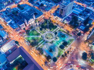 Plaza de Colon in Cochabamba of Bolivia