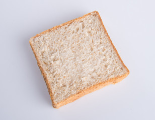 bread slice on a background
