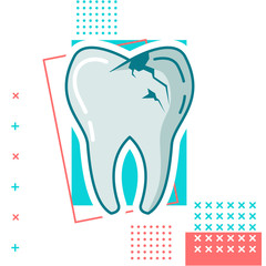 dental vector illustration