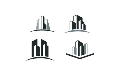 high building logo design