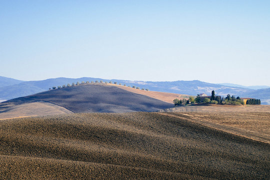 Hills in Val d'Orcia