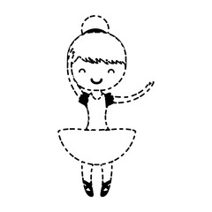 Fototapeta premium ballet ballerina icon