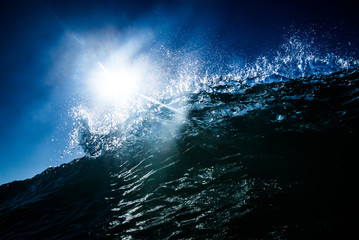 Backlit Wave