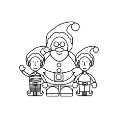 santa claus vector illustration