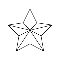 christmas  star vector illustration