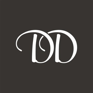 DD logo letter design template vector