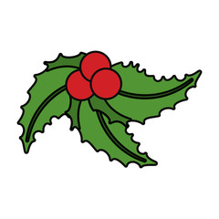 christmas pick vector illustration