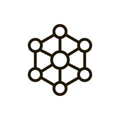 Graph line icon