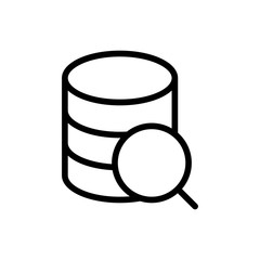 Database flat icon