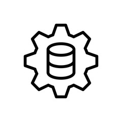 Database flat icon