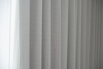 Obraz premium close up of white curtain background