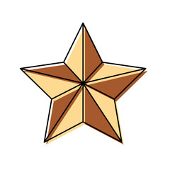 Obraz premium christmas star vector illustration