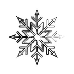 snowflake vector illustration
