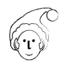 christmas elf vector illustration