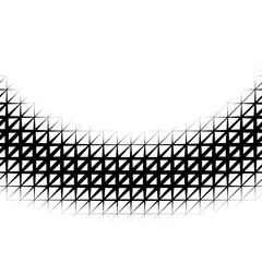 Background with gradient of triangle shaped cells grid