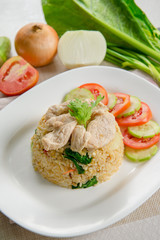 Fried rice with pork