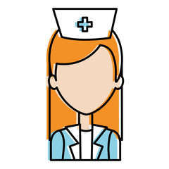 beutiful nurse avatar character