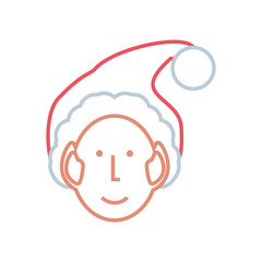 christmas elf vector  illustration