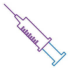 medical injection isolated icon