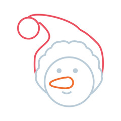 snowman vector illustration
