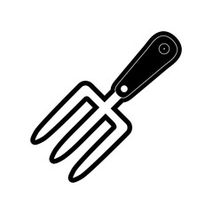 hand fork tool icon