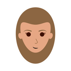 woman face icon image vector illustration design 