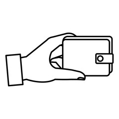 hand with wallet money