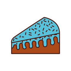 birthdat piece cake sweet tasty food