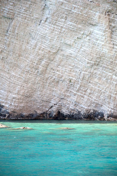 sea and rock in zakynthos