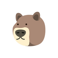 cartoon bear icon
