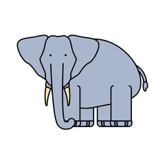 cartoon elephant icon