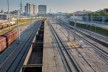 Fototapeta premium railway hub
