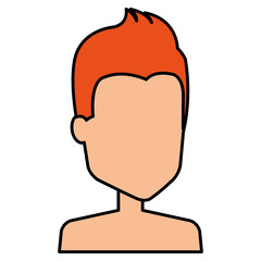 young man shirtless avatar character