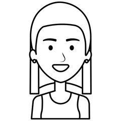 beautiful woman avatar character