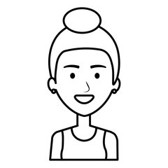 beautiful woman avatar character