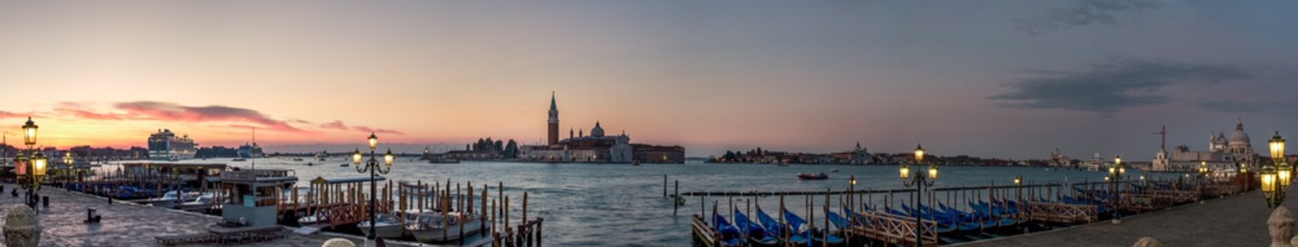 panorama shot of venice