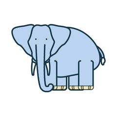cartoon elephant icon