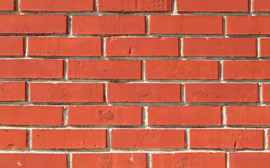 Red brick wall
