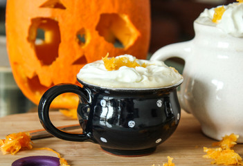 Autumn hot chocolate