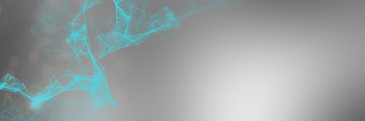 Abstract futuristic shapes.