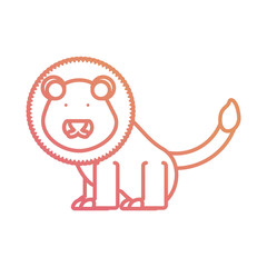 cartoon lion icon
