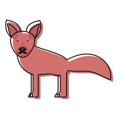 cartoon fox icon