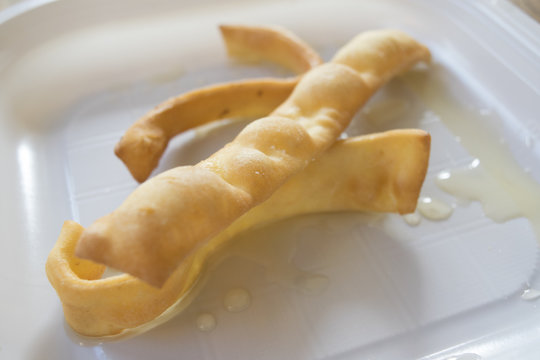 italian frappe with honey