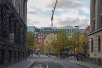 Hausfassade in Stockholm