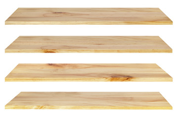 wooden shelf
